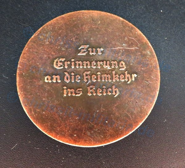 Medaille zur Erinnerung an die Heimkehr ins Reich (wul)
