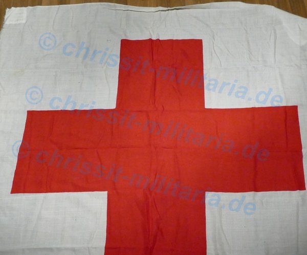 DRK Rot Kreuz Sanitätslager Fahne