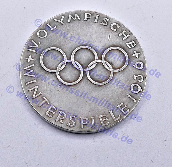 Medaille olympische Winterspiele 1936 (oox)
