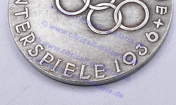 Medaille olympische Winterspiele 1936 (oox)