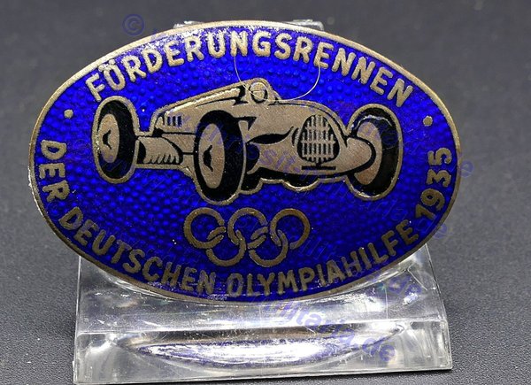 Abzeichen Förderungsrennen Olympiahilfe 1935 (cför)