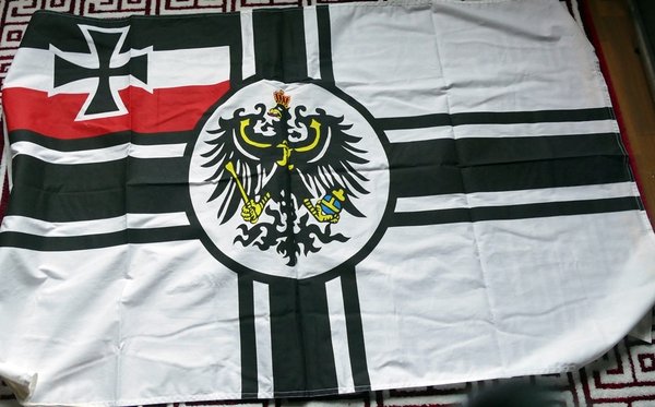 Kaiserliche Kriegsflagge / Baumwolle